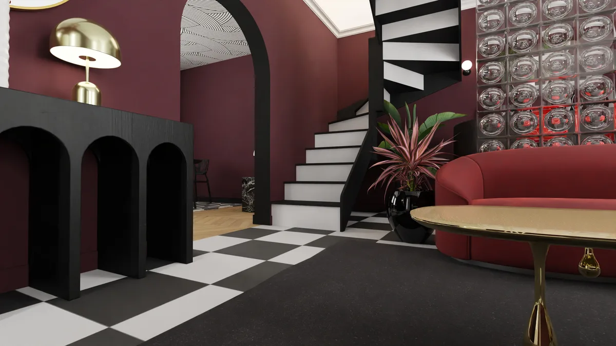 Rénovation pièce de vie · Duplex T4 · Clermont-Ferrand — après